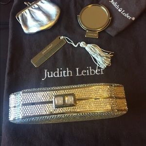 Vintage Judith Leiber Swarovski Crystal clutch